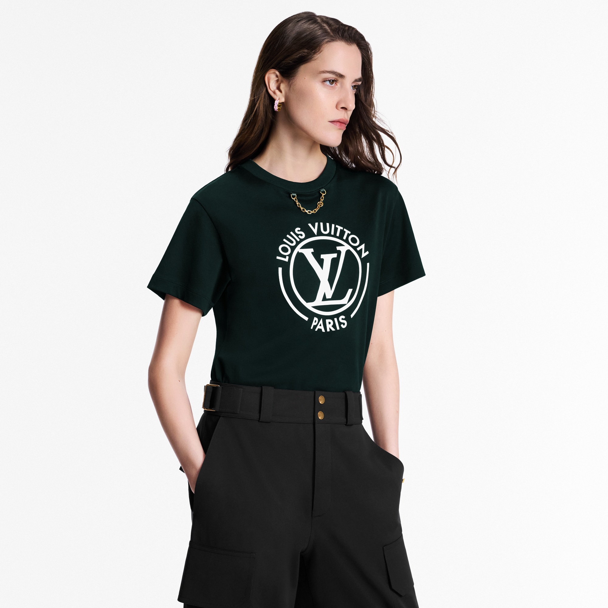 Flocked LV T-Shirt - Women - Ready-to-Wear | LOUIS VUITTON ®